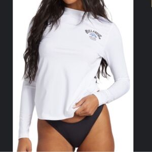 Billabong Cream Long Sleeve Relaxed Fit Rashguard